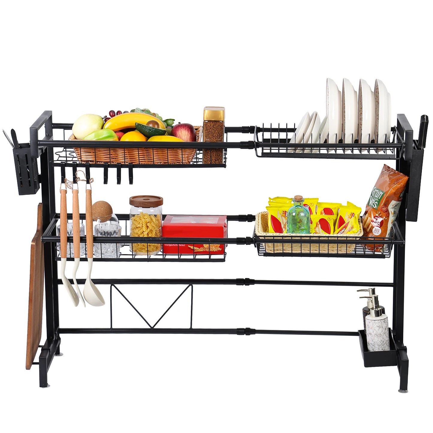 Above Sink Stretchable Draining Rack