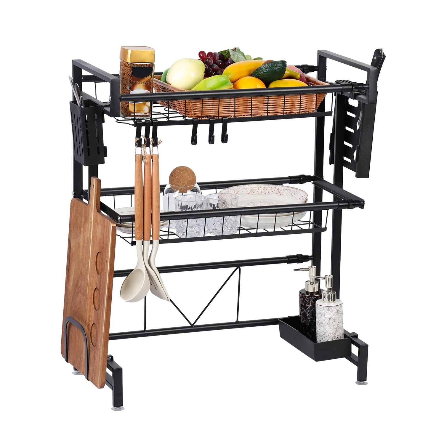 Above Sink Stretchable Draining Rack