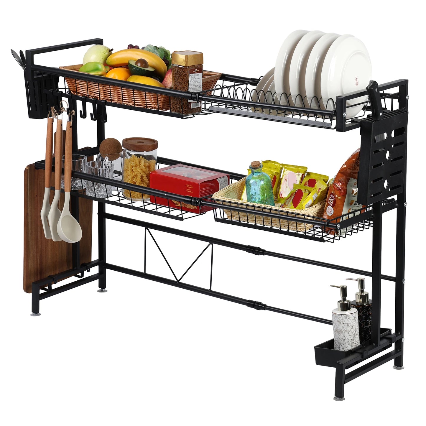 Above Sink Stretchable Draining Rack