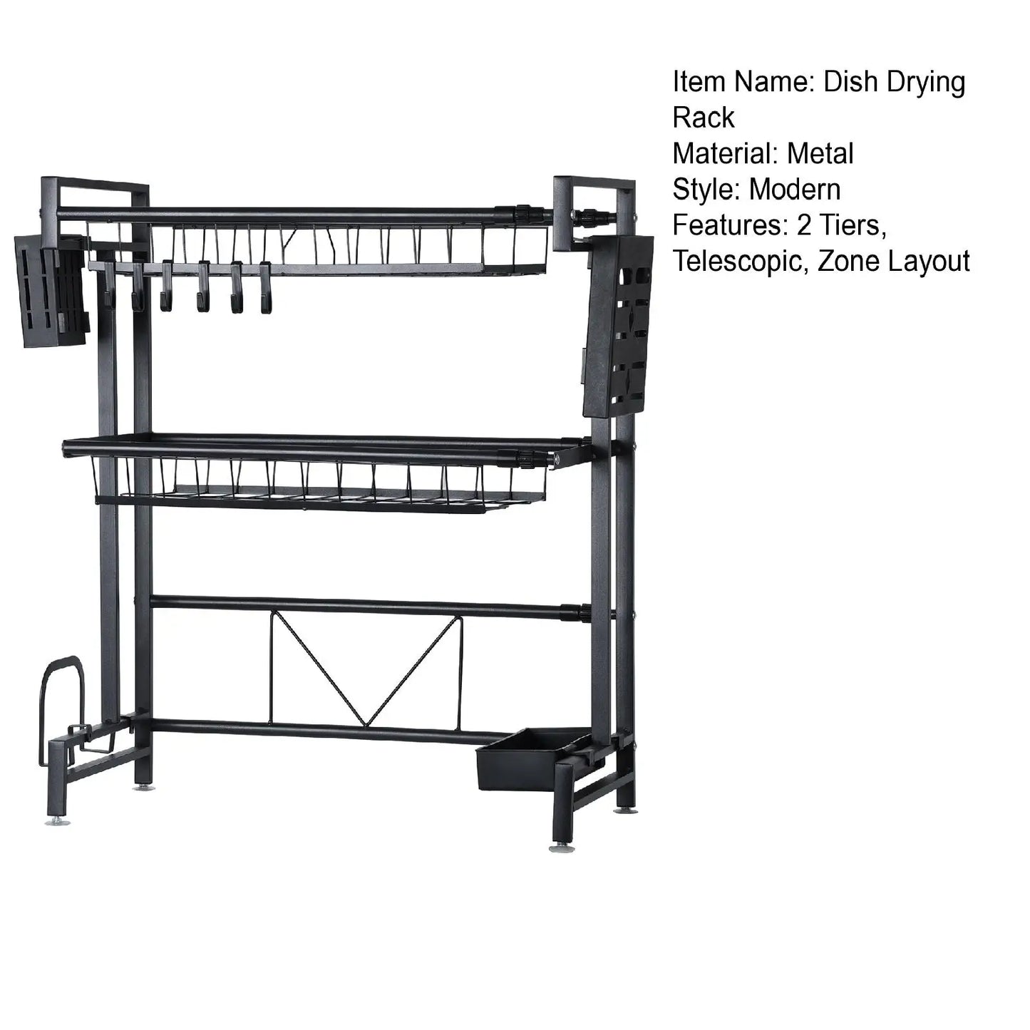 Above Sink Stretchable Draining Rack