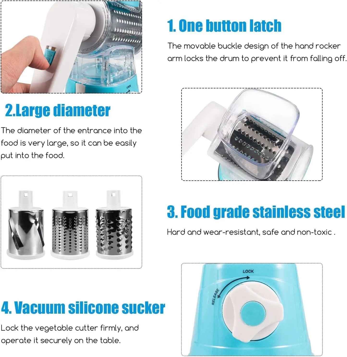 3 in 1 Grater Vegetable Slicer