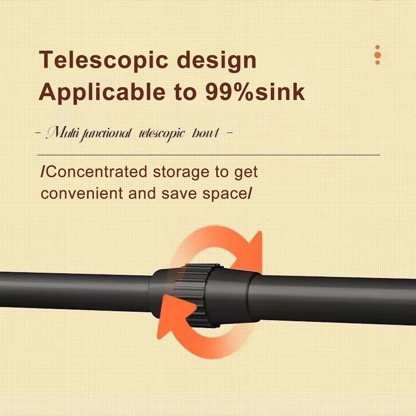 Above Sink Stretchable Draining Rack