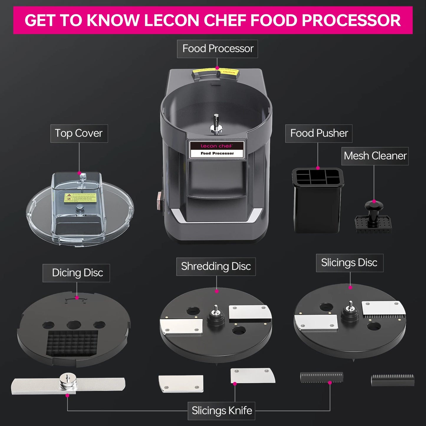 3 in 1 Electric Food Processor