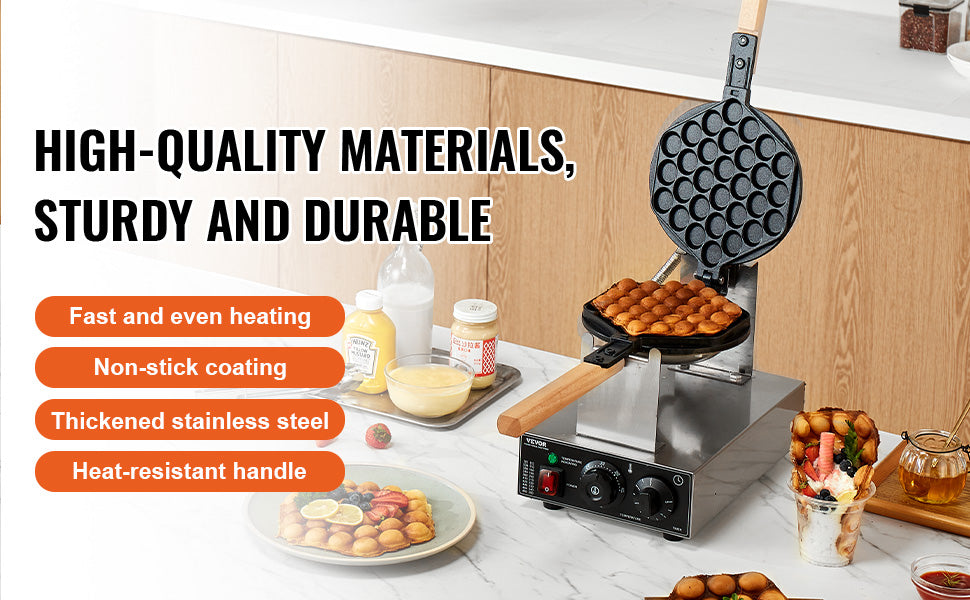 Egg Bubble Waffle Maker