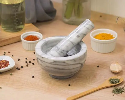 Marble Mortar & Pestle
