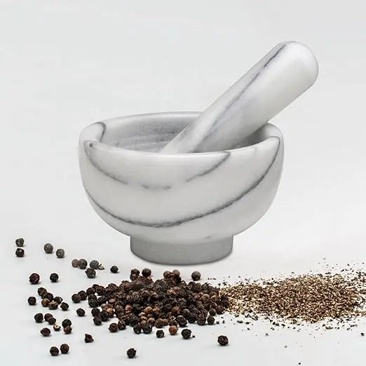 Marble Mortar & Pestle