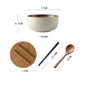 Instant Noodle Bowl With Spoon Chopstick