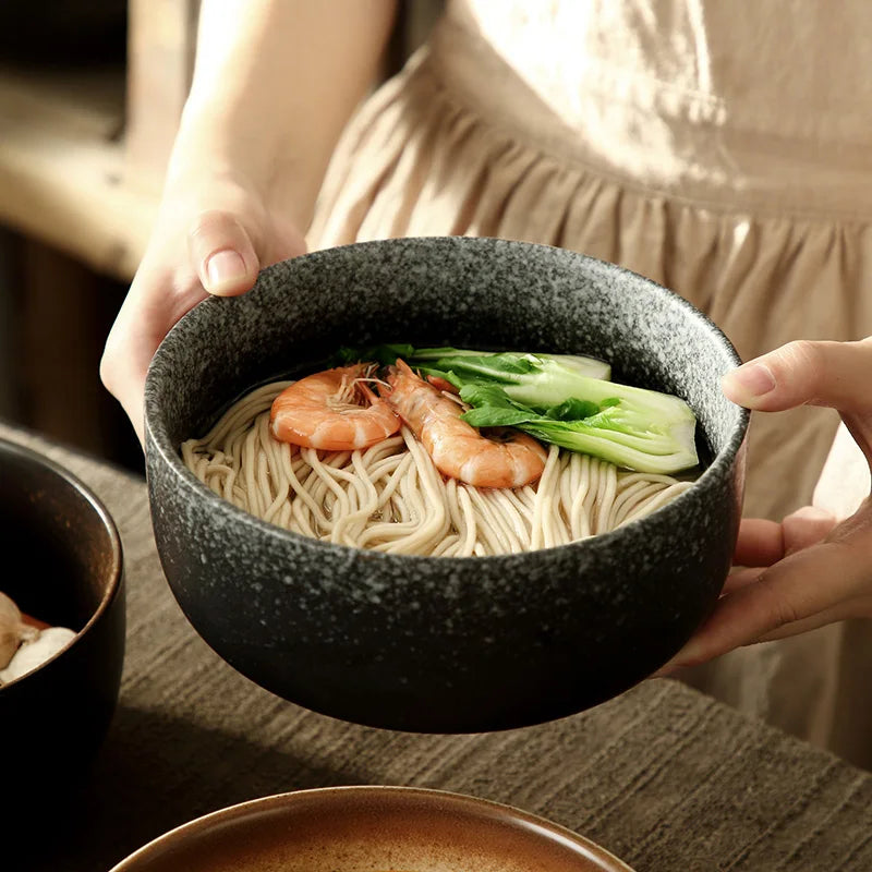 Instant Noodle Bowl With Spoon Chopstick
