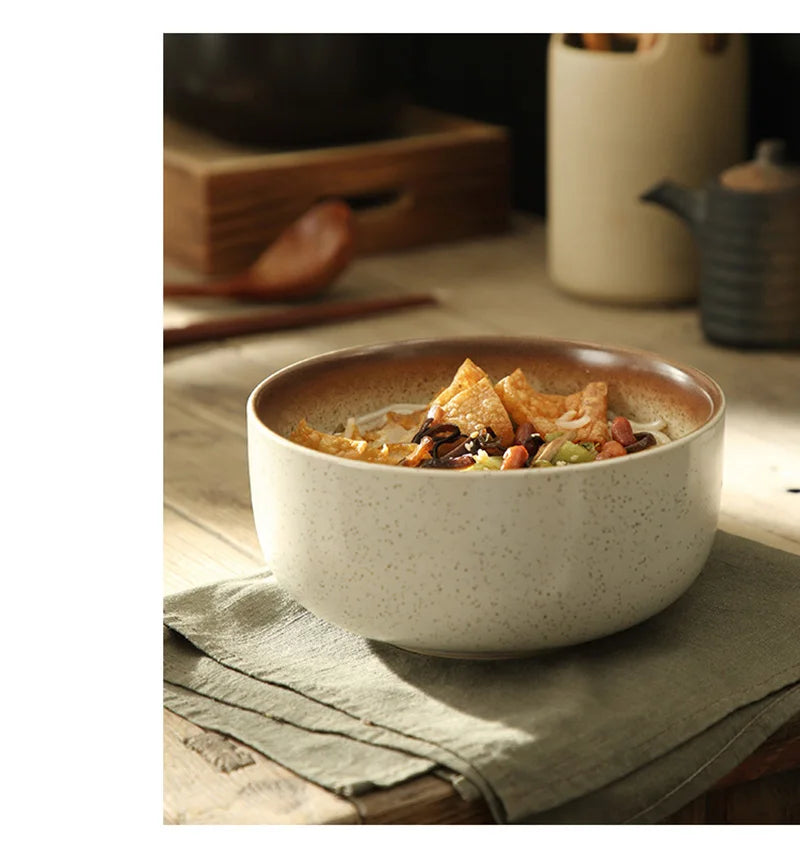 Instant Noodle Bowl With Spoon Chopstick