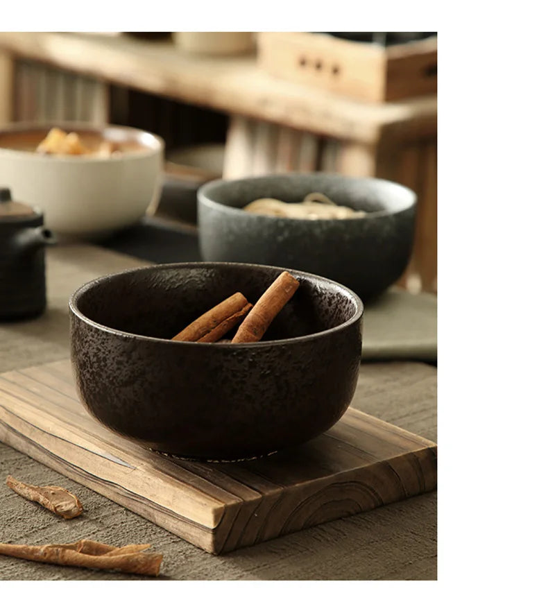Instant Noodle Bowl With Spoon Chopstick
