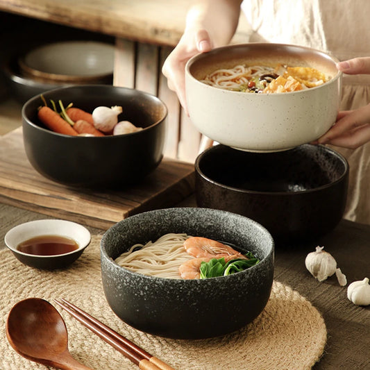 Instant Noodle Bowl With Spoon Chopstick