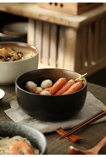 Instant Noodle Bowl With Spoon Chopstick