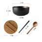 Instant Noodle Bowl With Spoon Chopstick