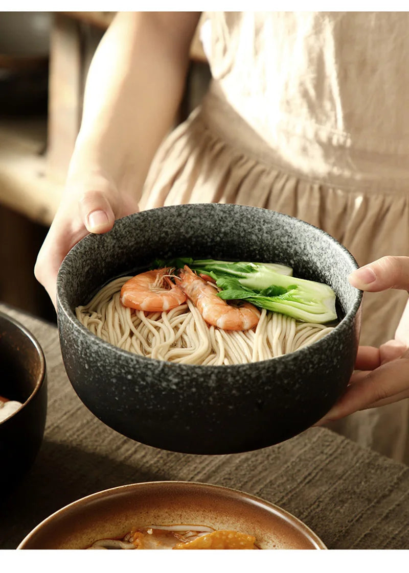 Instant Noodle Bowl With Spoon Chopstick