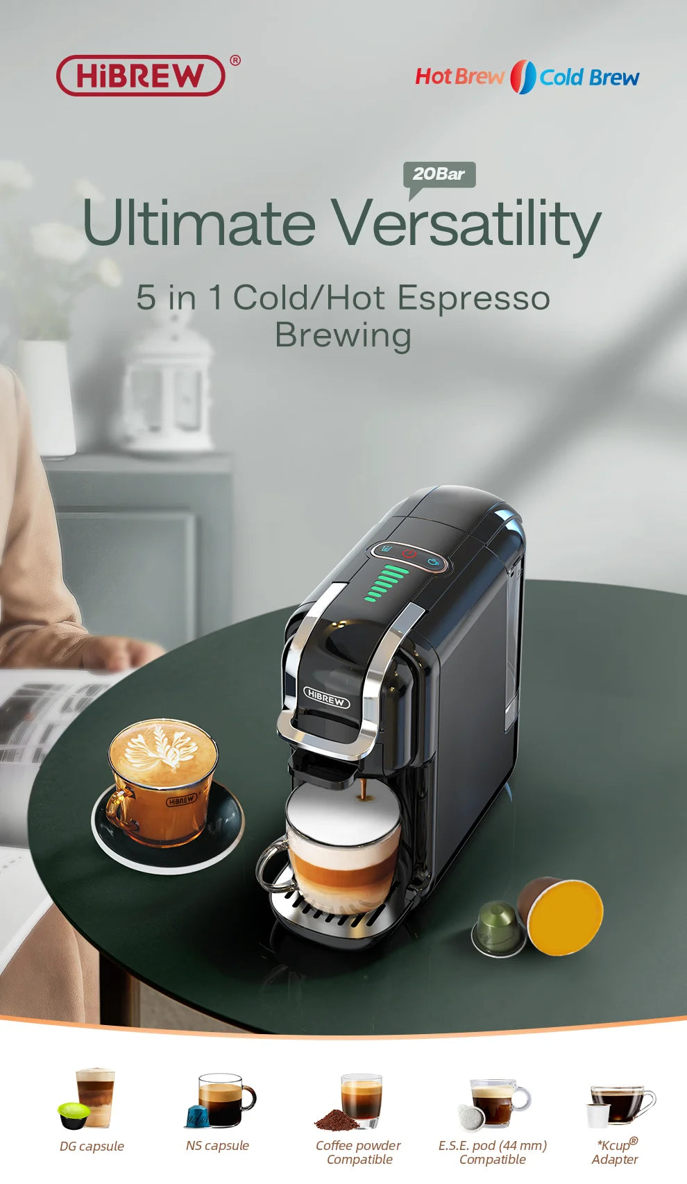 Nespresso Capsule ESE Pod Ground Coffee
