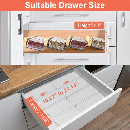 Spice Drawer Organizer