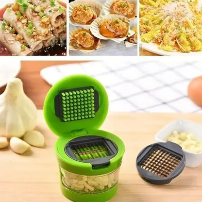 Garlic Press Grater Cutter Peeler Kitchen Gadget