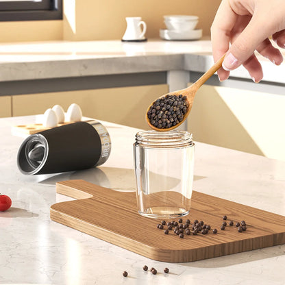 2 pc Electric Salt & Pepper Grinder Set