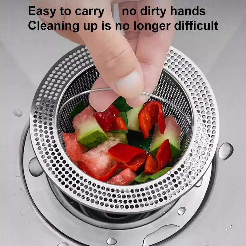 Sink Strainer Clogging Protection