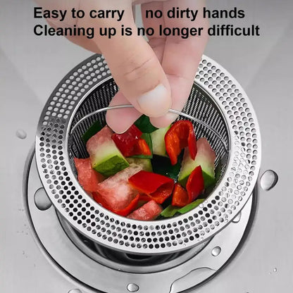Sink Strainer Clogging Protection