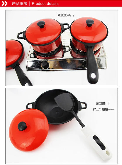 Play Kitchen Toys Utensils Cooking Pots