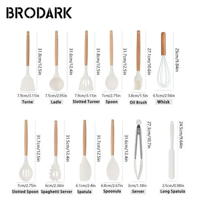 44 pc Silicone Utensil Set
