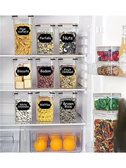 48pcs,Large food storage containers with LIDS, airtight food storage containers for kitchen pantry organization and storage