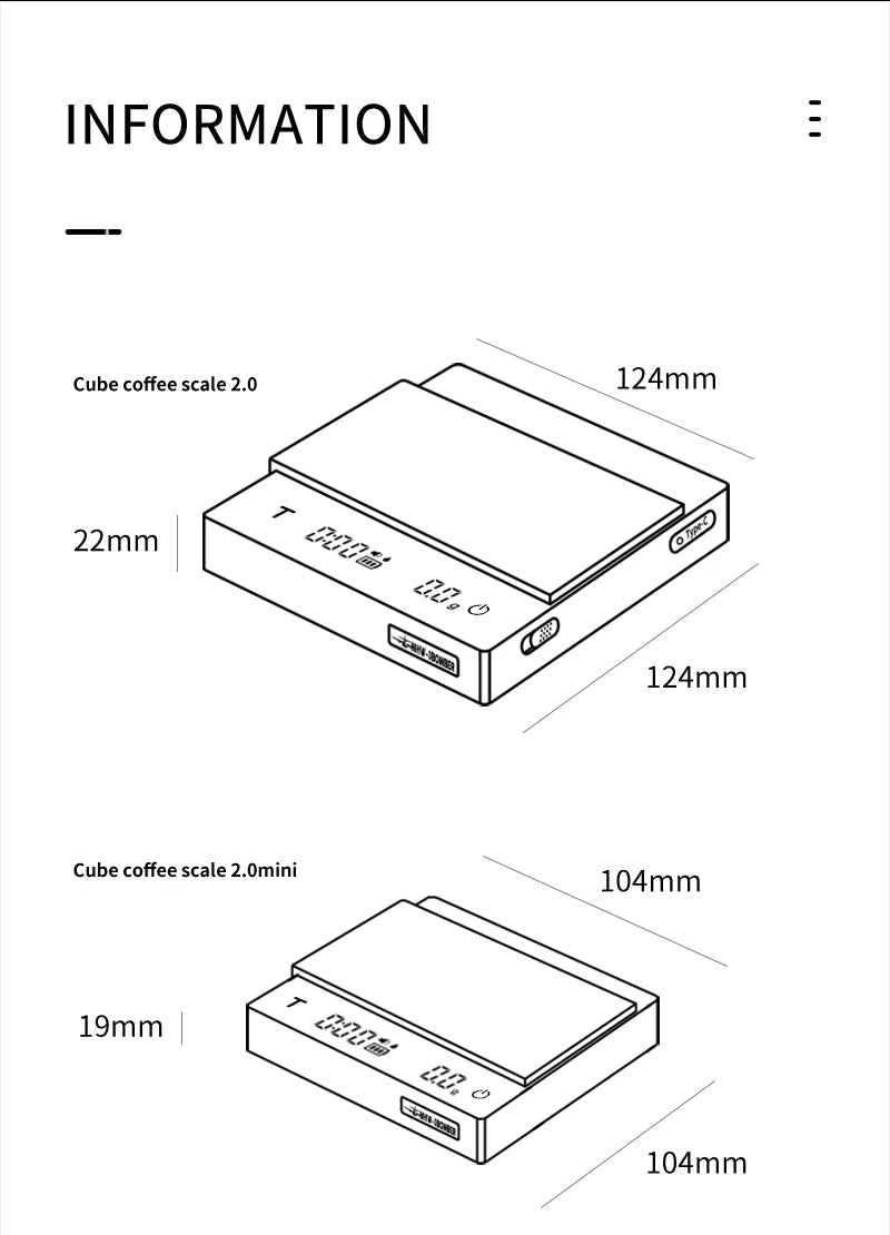 Rechargeable Digital Kitchen Scale