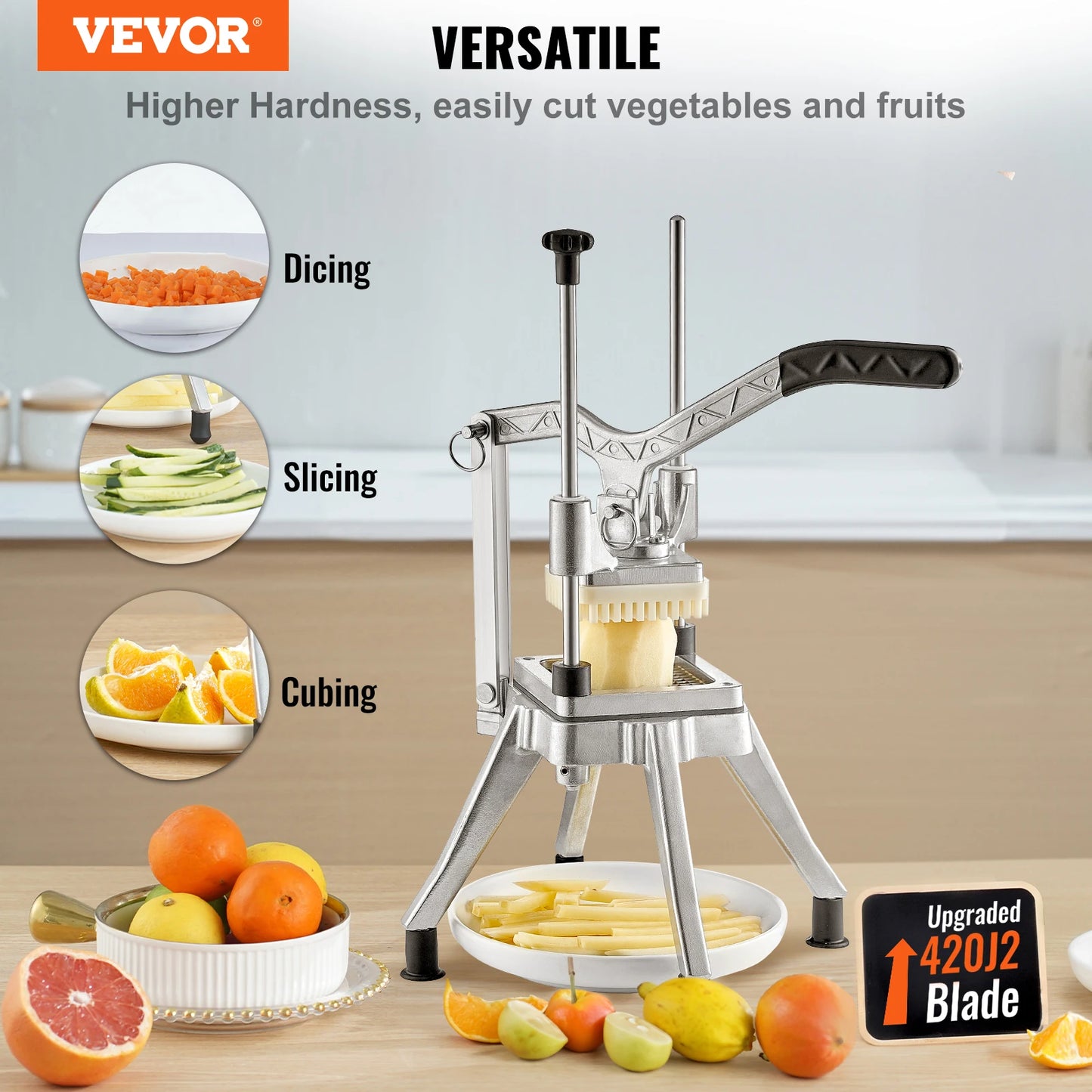 Commercial Vegetable Chopper Stainless Steel