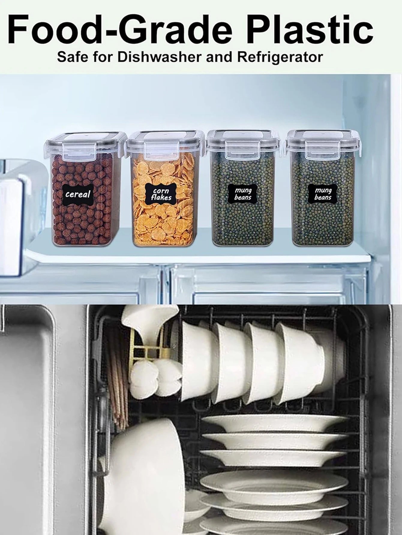 Food storage containers with LIDS