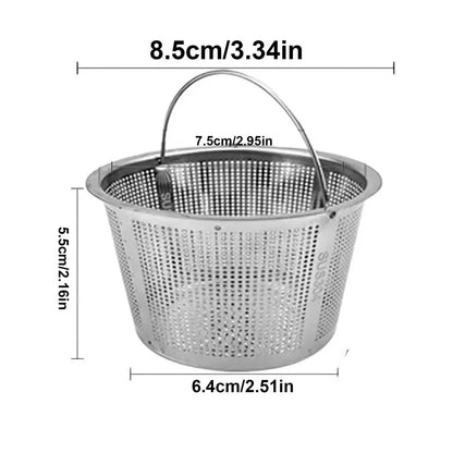 Sink Strainer Clogging Protection