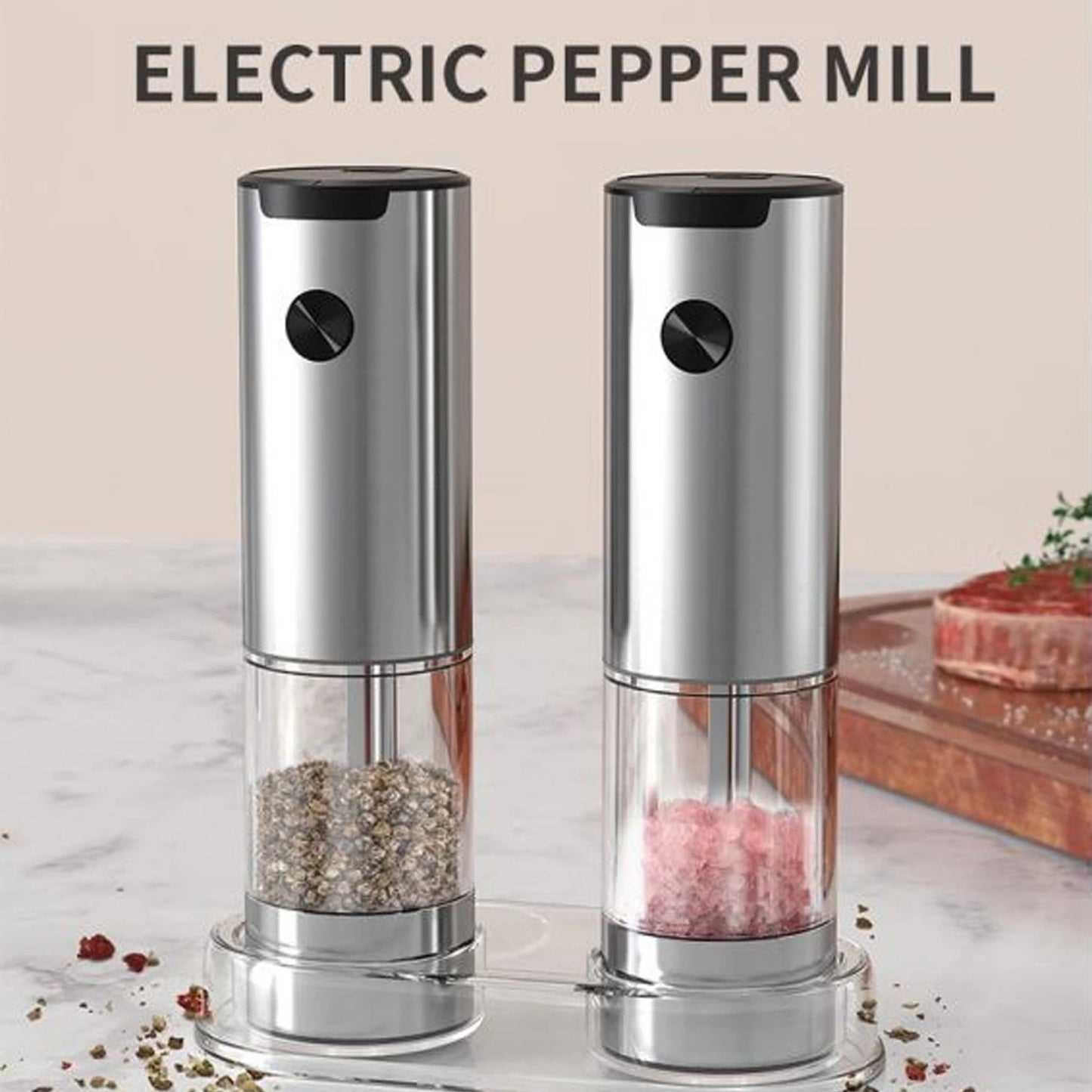 Electric Salt and Pepper Grinders