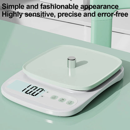 3KG/0.1G Digital Food Scale High Accuracy Electronic Kitchen Scale LED Display Food Scale Tare Function for Cooking Baking