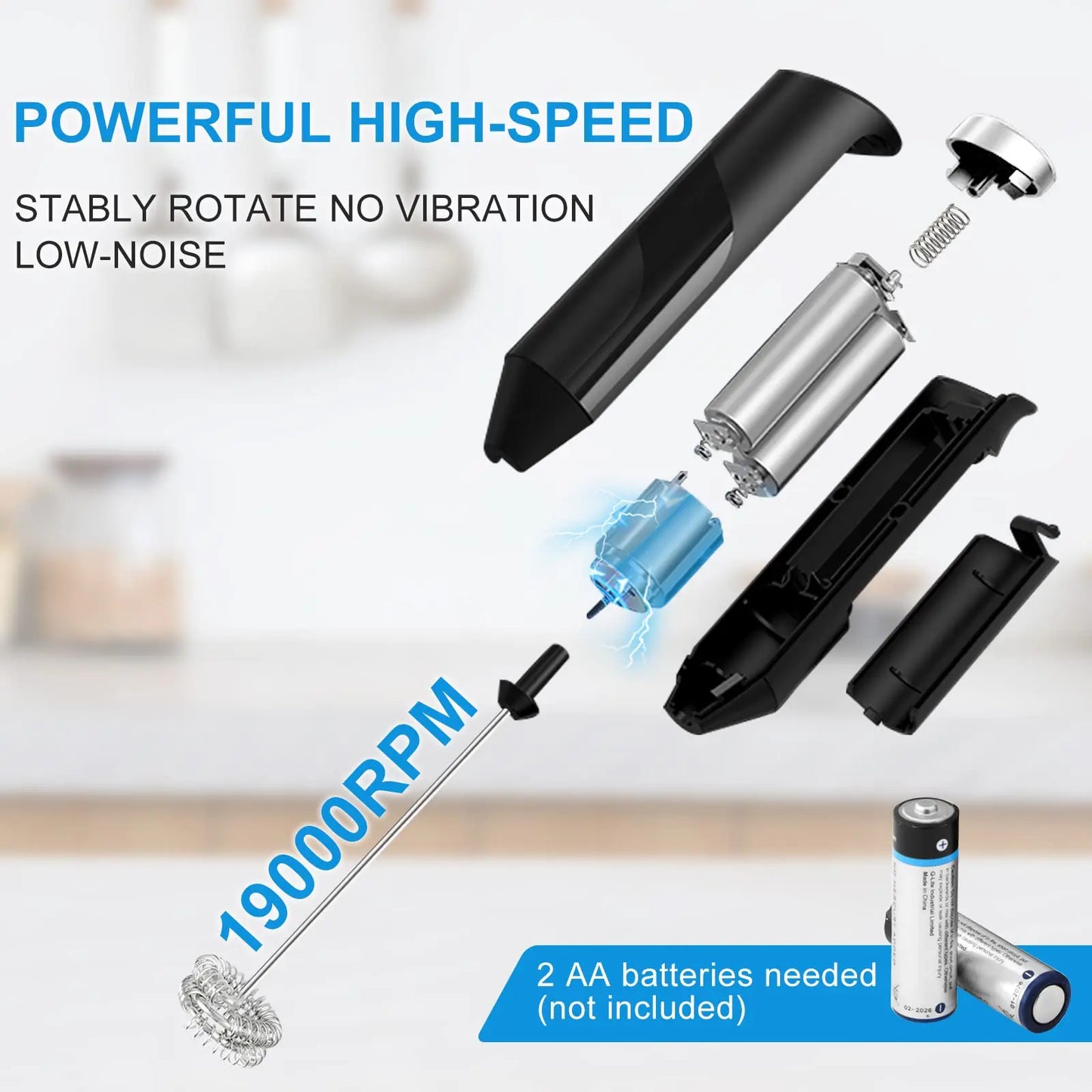 Double Whisk Milk Frother