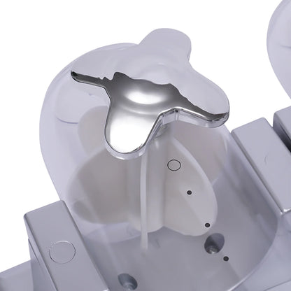 Cereal Dispenser 2Pcs Wall Mount Dry Food Container Storage For Nuts Coffee Beans Kitchen Storage Case Rice Grain Silver/Black