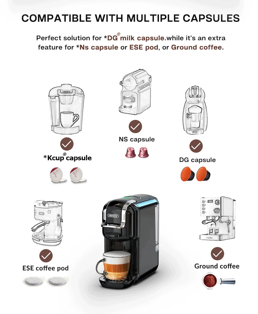 Nespresso Capsule ESE Pod Ground Coffee