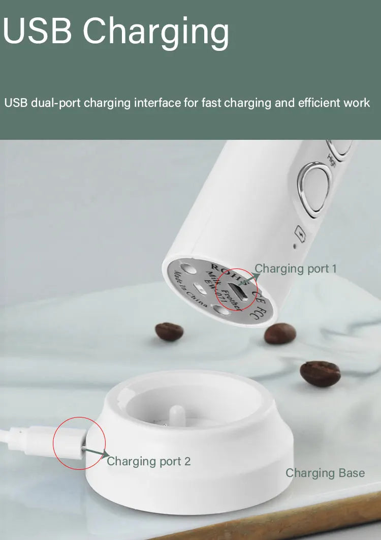 Wireless Handheld Electric Milk Foam Machine