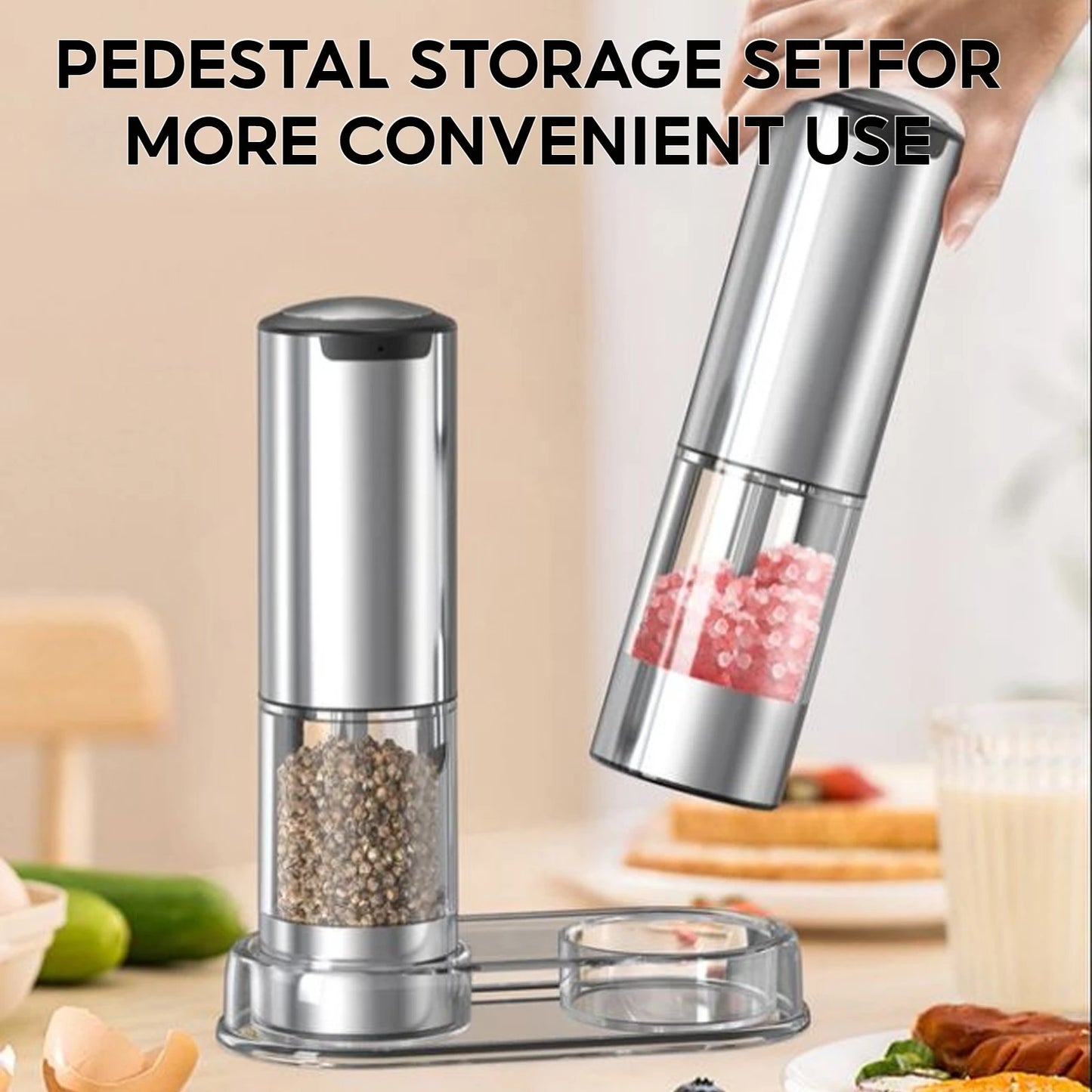 Electric Salt and Pepper Grinders