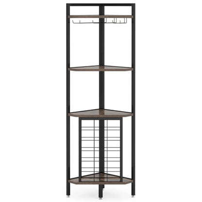 4 Tier Wine Rack Bar Cabinet
