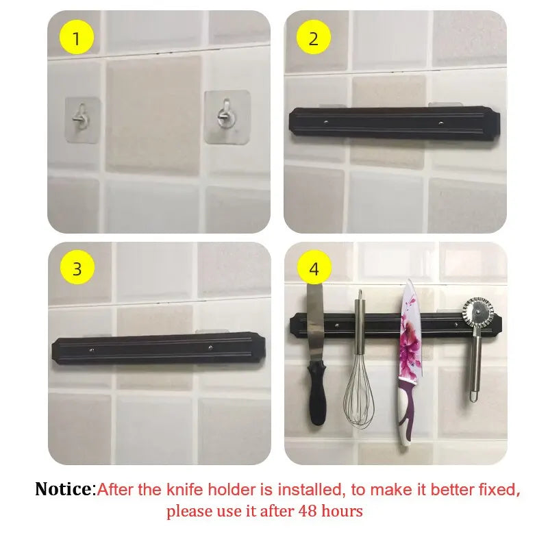 Wall Mounted Magnetic Knife Holder