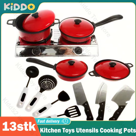 Play Kitchen Toys Utensils Cooking Pots