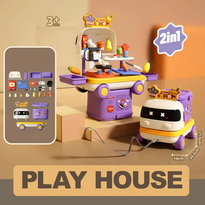 Play Kitchen Toys Utensils Cooking Pots