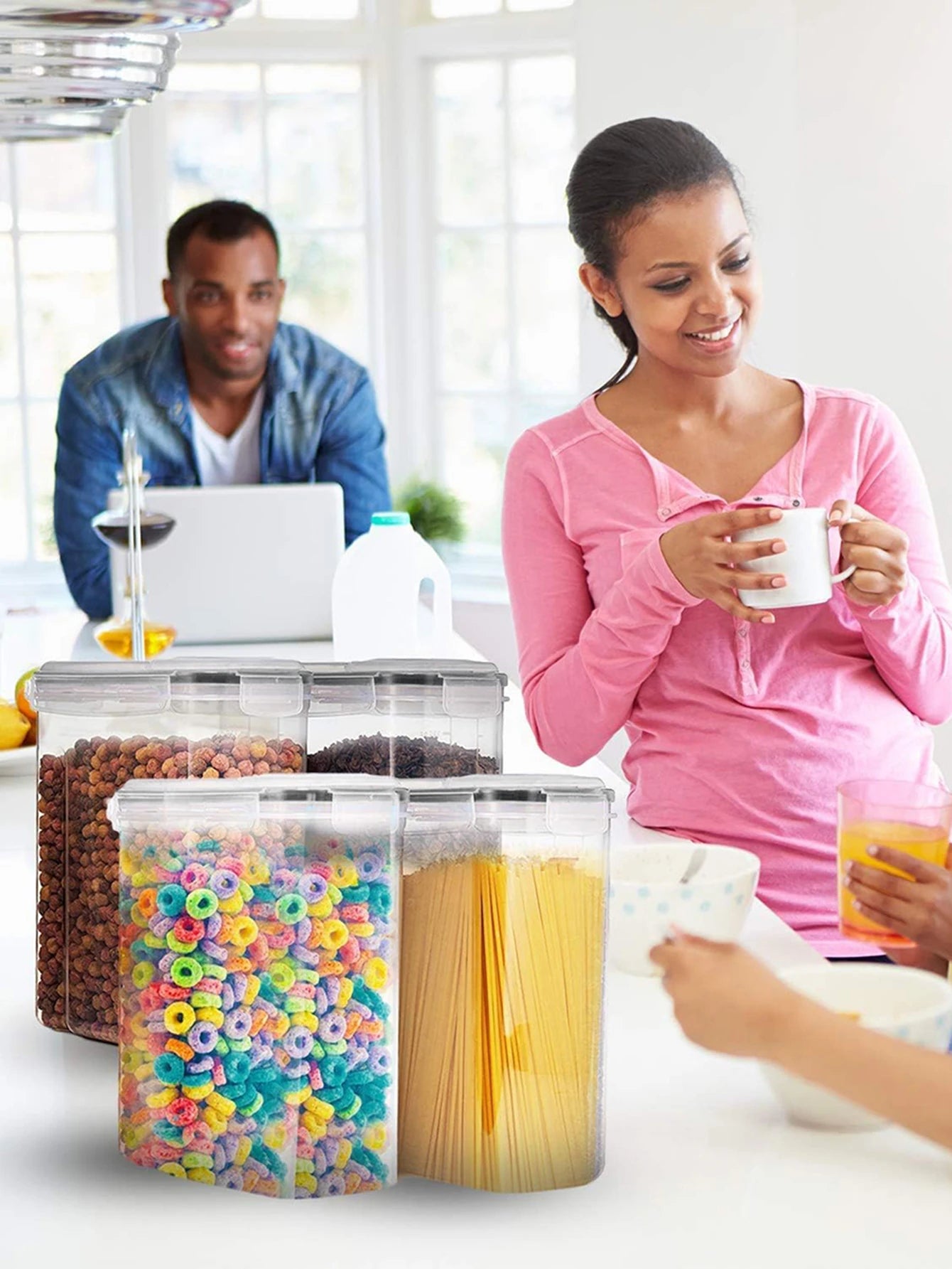Food storage containers with LIDS