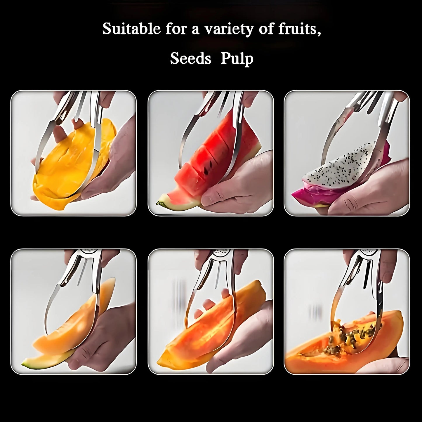 3-in-1 Steel Fruit Cutter