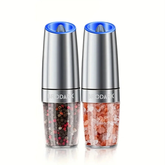 2 pc Electric Salt & Pepper Grinder Set