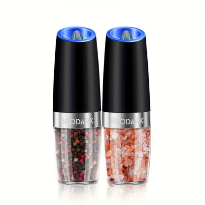 2 pc Electric Salt & Pepper Grinder Set