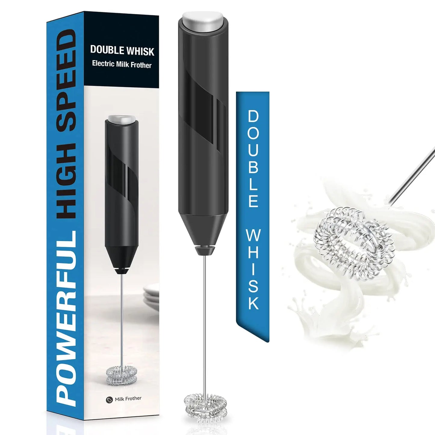 Double Whisk Milk Frother