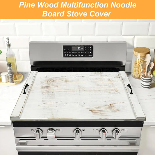 Pine Wood Stove Top Cover