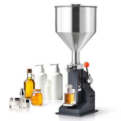 Manual Paste Liquid Filling Machine with Hopper