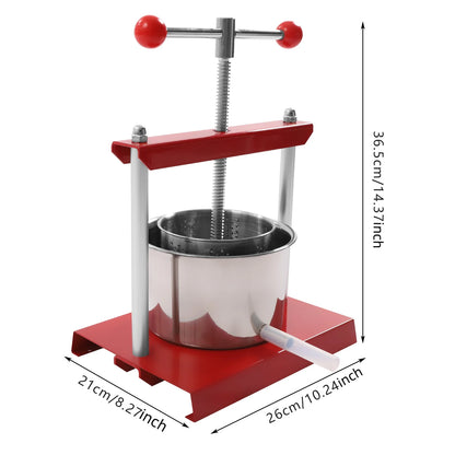 Fruit Wine Manual Press